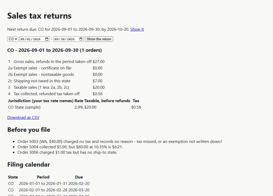 Collector: another of its screens