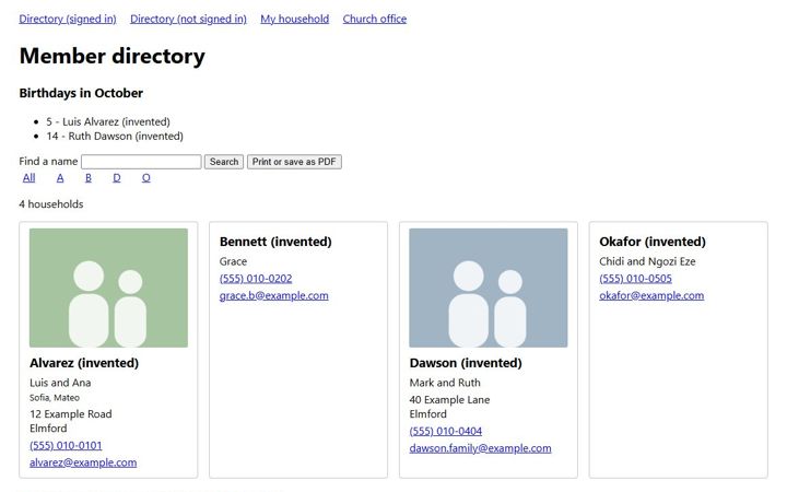 Kinfolk: its own screen