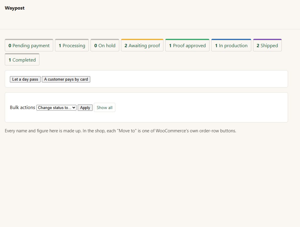 Waypost: another of its screens
